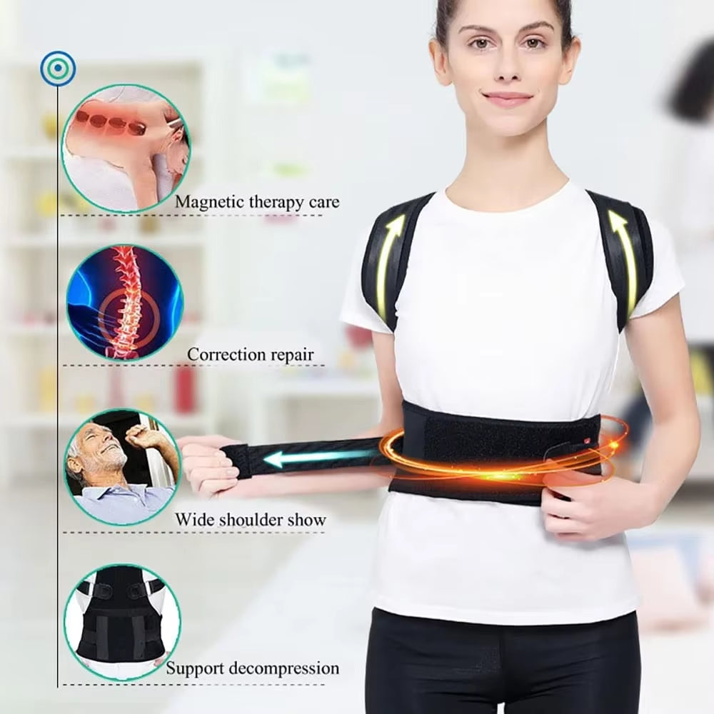 Adjustable Posture Corrector Brace Shoulder And Back Support