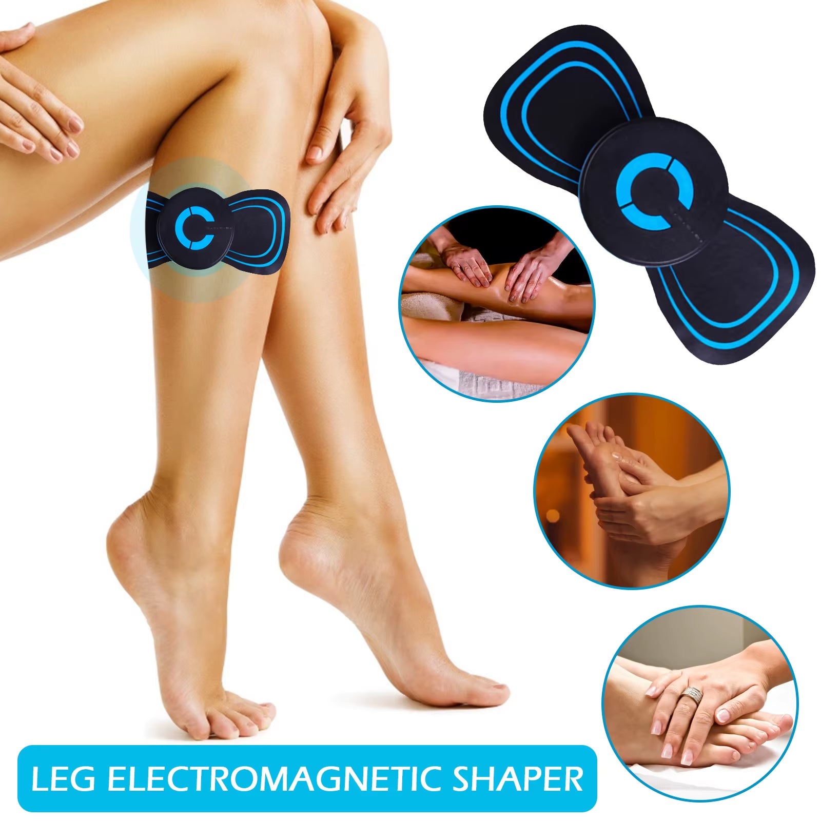 Electric Muscle Massager Portable Mini Neck Back Cervical Massage 