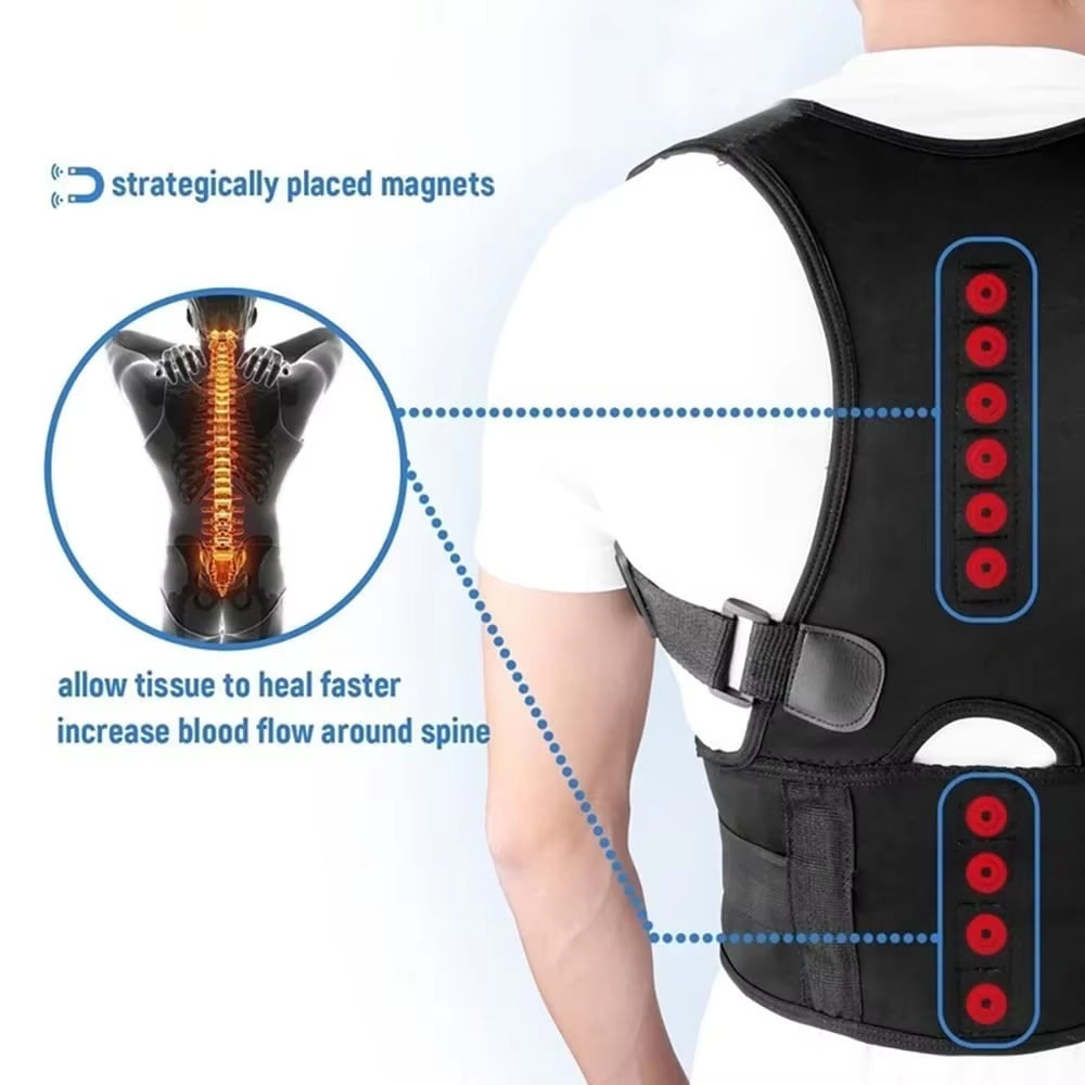 Adjustable Posture Corrector Brace Shoulder And Back Support